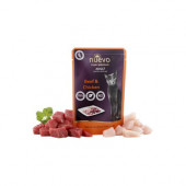Nuevo Super Premium Beef and Chicken Храна за котки над 1 година с говеждо и пиле 85 гр (пауч)